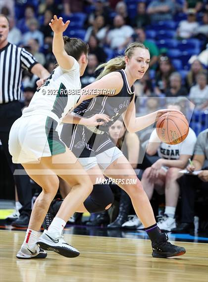 Thumbnail 2 in Cedar Park vs. College Station (UIL 5A State Semifinal) photogallery.