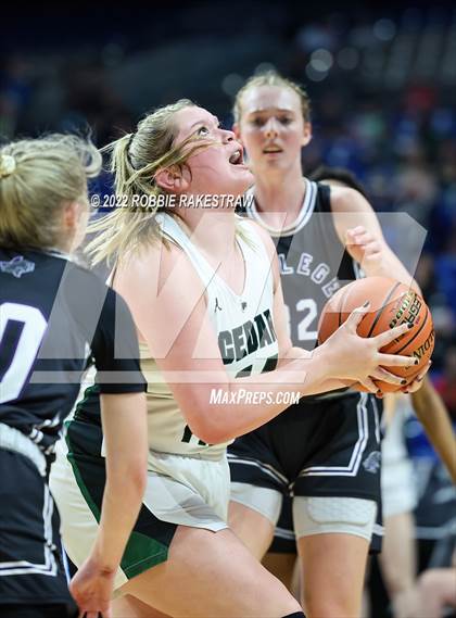 Thumbnail 1 in Cedar Park vs. College Station (UIL 5A State Semifinal) photogallery.