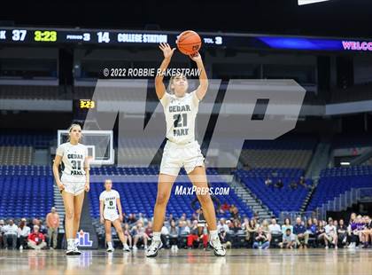 Thumbnail 3 in Cedar Park vs. College Station (UIL 5A State Semifinal) photogallery.