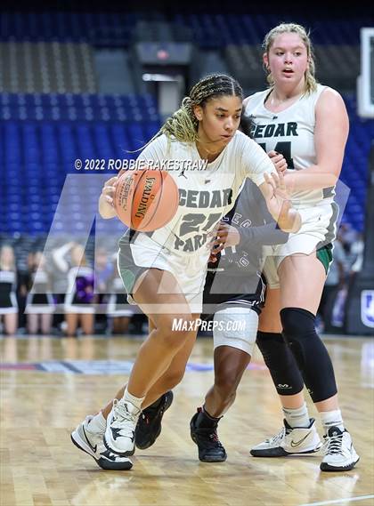 Thumbnail 3 in Cedar Park vs. College Station (UIL 5A State Semifinal) photogallery.