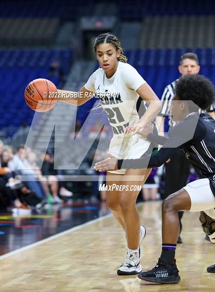 Thumbnail 2 in Cedar Park vs. College Station (UIL 5A State Semifinal) photogallery.