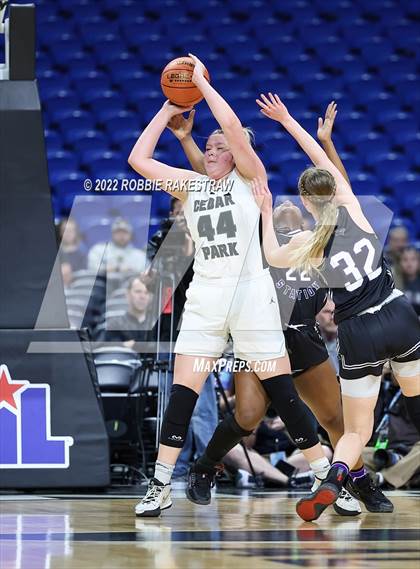 Thumbnail 1 in Cedar Park vs. College Station (UIL 5A State Semifinal) photogallery.