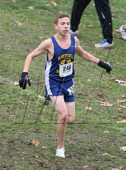 Thumbnail 3 in NYSPHSAA Cross Country Championships (Boys Class D) photogallery.