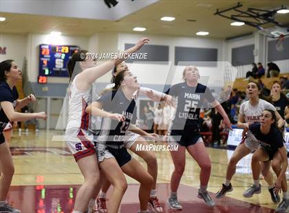 Thumbnail 3 in Marin Catholic vs  St. Ignatius College Preparatory (CIF NorCal Division 1 Semifinal) photogallery.