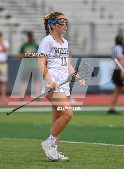 Thumbnail 2 in Wesleyan vs. Westminster (GHSA 1A-4A Championship) photogallery.