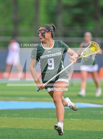 Thumbnail 3 in Wesleyan vs. Westminster (GHSA 1A-4A Championship) photogallery.