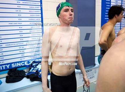 Thumbnail 3 in NCHSAA 3A State Swimming Championship (Finals) photogallery.