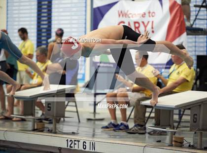Thumbnail 3 in NCHSAA 3A State Swimming Championship (Finals) photogallery.