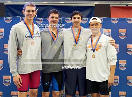 Thumbnail 2 in NCHSAA 3A State Swimming Championship (Finals) photogallery.