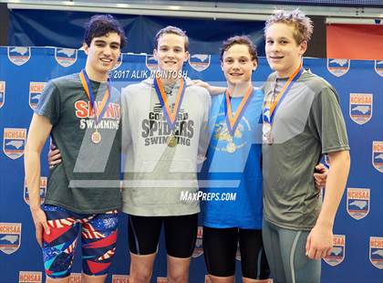 Thumbnail 3 in NCHSAA 3A State Swimming Championship (Finals) photogallery.