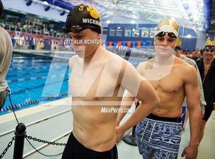 Thumbnail 2 in NCHSAA 3A State Swimming Championship (Finals) photogallery.