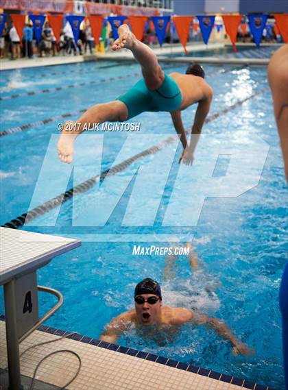 Thumbnail 1 in NCHSAA 3A State Swimming Championship (Finals) photogallery.