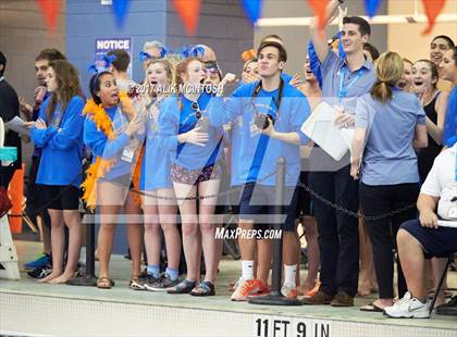Thumbnail 2 in NCHSAA 3A State Swimming Championship (Finals) photogallery.