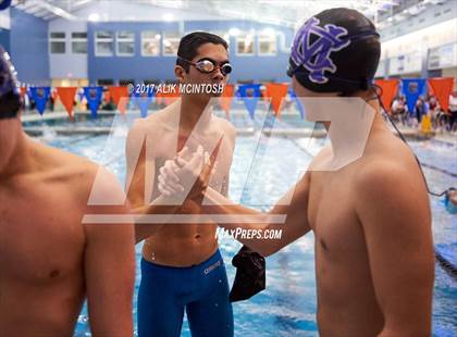 Thumbnail 2 in NCHSAA 3A State Swimming Championship (Finals) photogallery.
