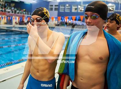 Thumbnail 3 in NCHSAA 3A State Swimming Championship (Finals) photogallery.