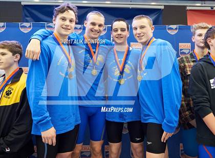 Thumbnail 3 in NCHSAA 3A State Swimming Championship (Finals) photogallery.