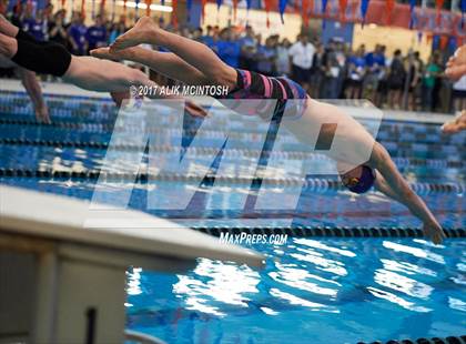 Thumbnail 1 in NCHSAA 3A State Swimming Championship (Finals) photogallery.