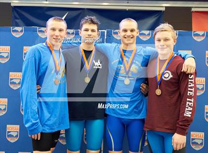 Thumbnail 1 in NCHSAA 3A State Swimming Championship (Finals) photogallery.