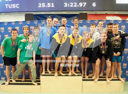 Thumbnail 1 in NCHSAA 3A State Swimming Championship (Finals) photogallery.
