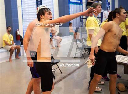 Thumbnail 2 in NCHSAA 3A State Swimming Championship (Finals) photogallery.