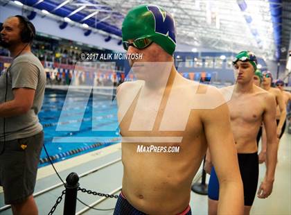 Thumbnail 3 in NCHSAA 3A State Swimming Championship (Finals) photogallery.