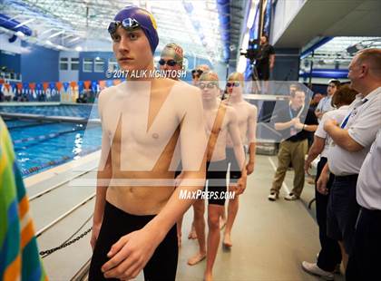 Thumbnail 2 in NCHSAA 3A State Swimming Championship (Finals) photogallery.