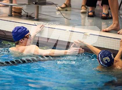 Thumbnail 2 in NCHSAA 3A State Swimming Championship (Finals) photogallery.