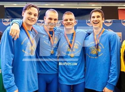 Thumbnail 3 in NCHSAA 3A State Swimming Championship (Finals) photogallery.