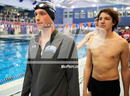 Thumbnail 2 in NCHSAA 3A State Swimming Championship (Finals) photogallery.