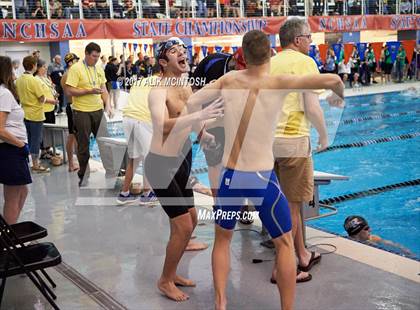 Thumbnail 1 in NCHSAA 3A State Swimming Championship (Finals) photogallery.