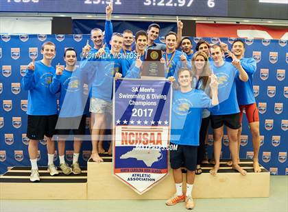 Thumbnail 1 in NCHSAA 3A State Swimming Championship (Finals) photogallery.