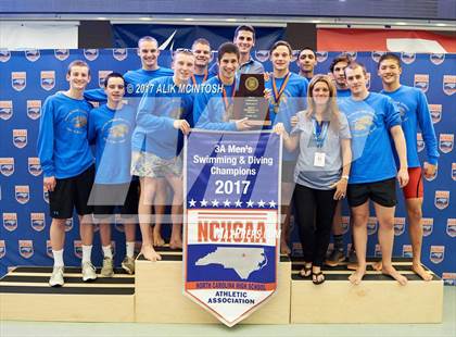 Thumbnail 3 in NCHSAA 3A State Swimming Championship (Finals) photogallery.