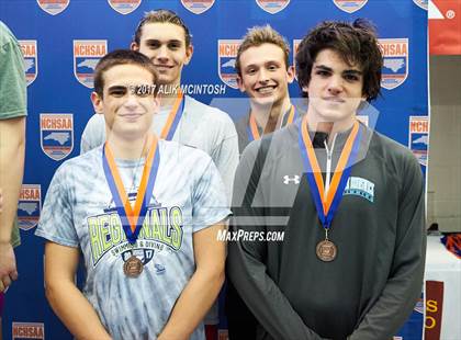 Thumbnail 3 in NCHSAA 3A State Swimming Championship (Finals) photogallery.