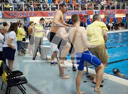 Thumbnail 3 in NCHSAA 3A State Swimming Championship (Finals) photogallery.