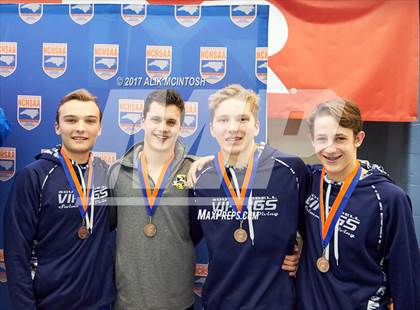 Thumbnail 2 in NCHSAA 3A State Swimming Championship (Finals) photogallery.