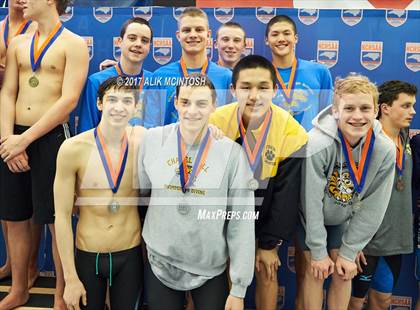 Thumbnail 3 in NCHSAA 3A State Swimming Championship (Finals) photogallery.