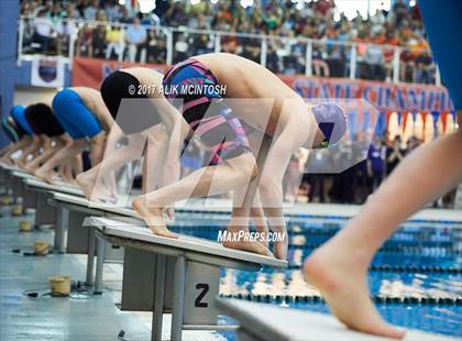 Thumbnail 3 in NCHSAA 3A State Swimming Championship (Finals) photogallery.