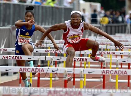 Thumbnail 3 in Arcadia Invitational (100 M Hurdles) photogallery.