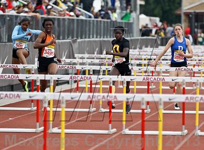 Thumbnail 3 in Arcadia Invitational (100 M Hurdles) photogallery.