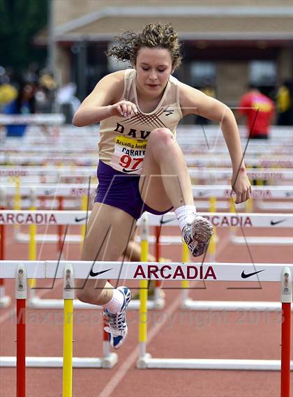 Thumbnail 3 in Arcadia Invitational (100 M Hurdles) photogallery.