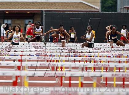 Thumbnail 2 in Arcadia Invitational (100 M Hurdles) photogallery.