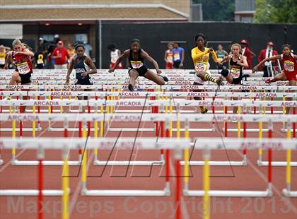 Thumbnail 3 in Arcadia Invitational (100 M Hurdles) photogallery.