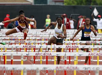 Thumbnail 3 in Arcadia Invitational (100 M Hurdles) photogallery.