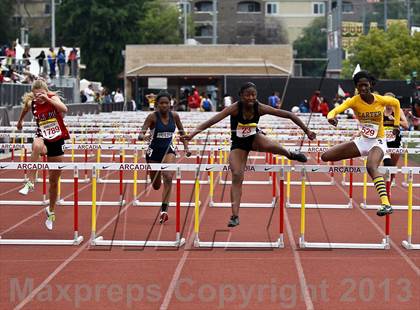 Thumbnail 1 in Arcadia Invitational (100 M Hurdles) photogallery.