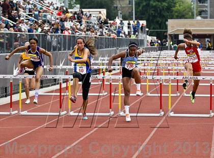 Thumbnail 2 in Arcadia Invitational (100 M Hurdles) photogallery.