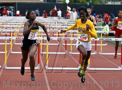 Thumbnail 2 in Arcadia Invitational (100 M Hurdles) photogallery.