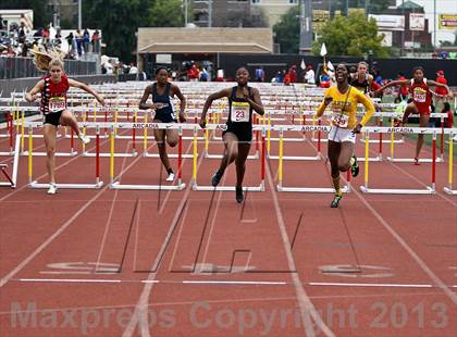 Thumbnail 2 in Arcadia Invitational (100 M Hurdles) photogallery.