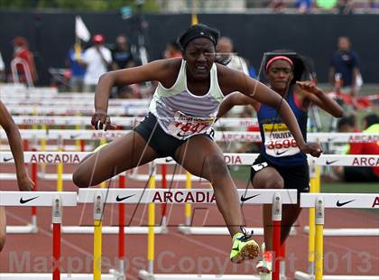 Thumbnail 1 in Arcadia Invitational (100 M Hurdles) photogallery.