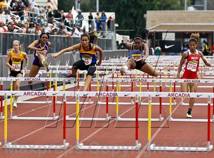 Thumbnail 3 in Arcadia Invitational (100 M Hurdles) photogallery.