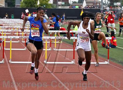 Thumbnail 1 in Arcadia Invitational (100 M Hurdles) photogallery.